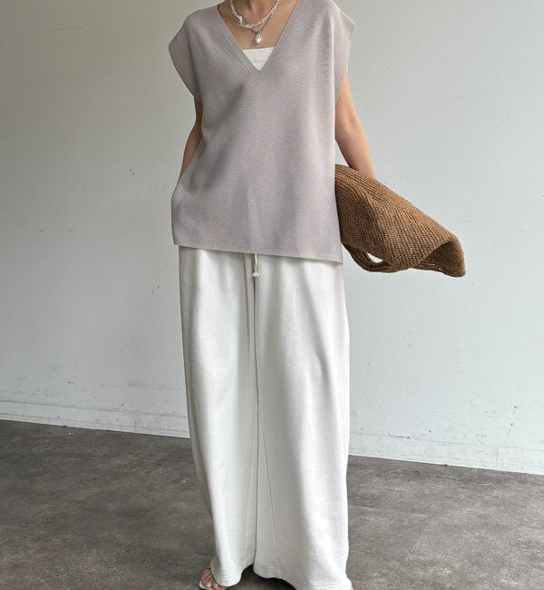  「ガーターフレンチプルオーバー」|Tシャツ・カットソー|