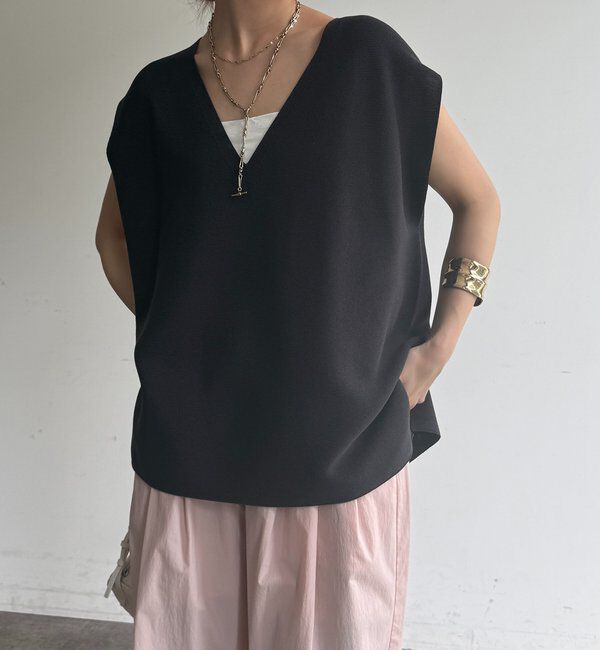  「ガーターフレンチプルオーバー」|Tシャツ・カットソー|