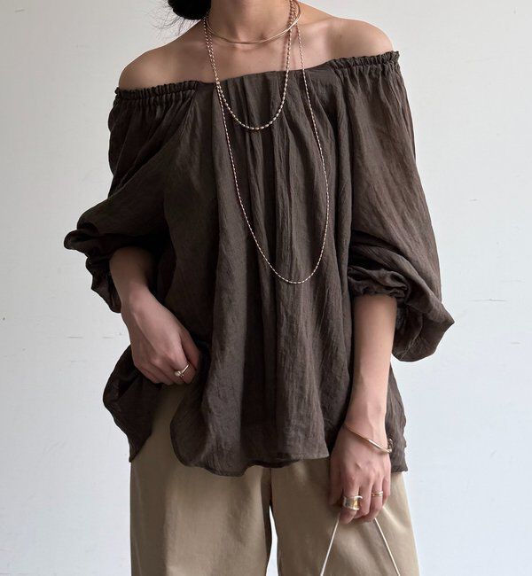  「フラッフィーオフショルブラウス」|シャツ・ブラウス|