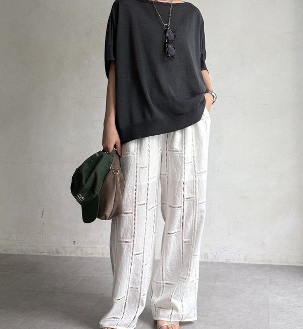  「和紙ポンチョプルオーバー」|Tシャツ・カットソー|