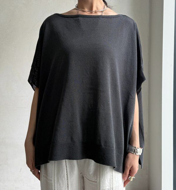  「和紙ポンチョプルオーバー」|Tシャツ・カットソー|