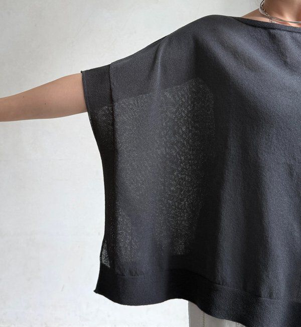  「和紙ポンチョプルオーバー」|Tシャツ・カットソー|