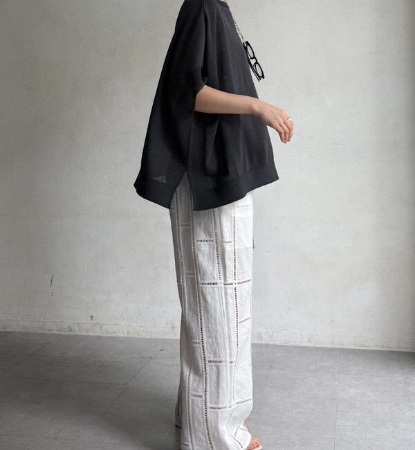  「和紙ポンチョプルオーバー」|Tシャツ・カットソー|