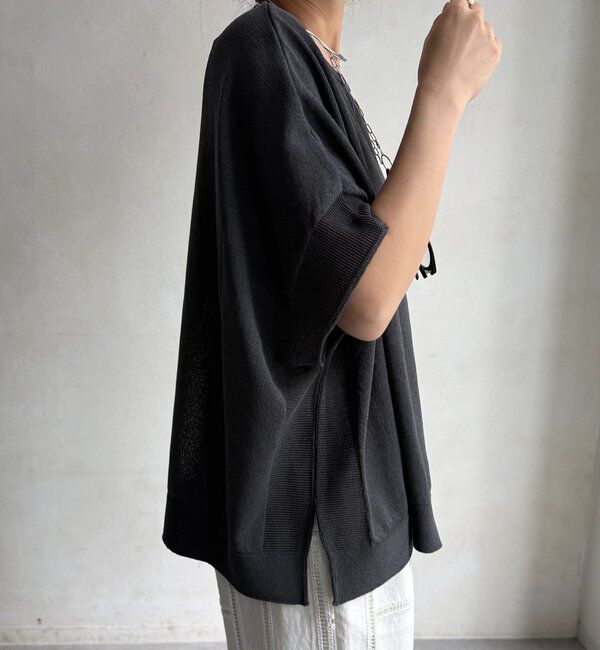  「和紙ポンチョプルオーバー」|Tシャツ・カットソー|