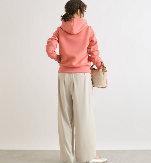  「【WEB限定/キレイめ上品】スポンジダンボールZIPパーカーカットソー」|パーカー|