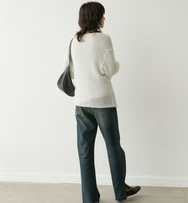  「【全骨格美脚見え！】slit DENIM」|デニム|