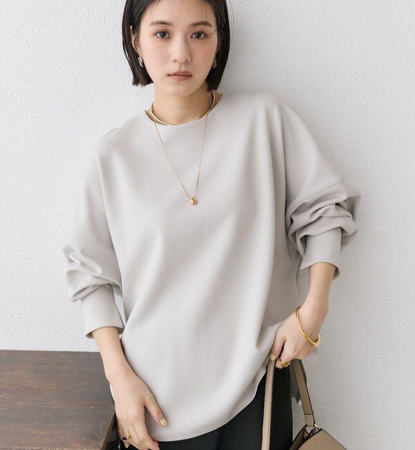  「【楽ちんキレイ】ダンボールポンチョプルオーバー」|Tシャツ・カットソー|