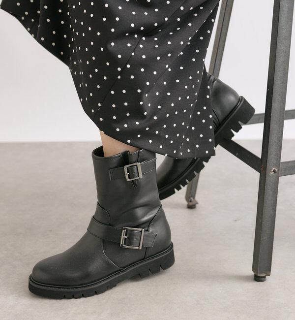  「【R.good(アールドットグッド)】エンジニアブーツ」|ショートブーツ|