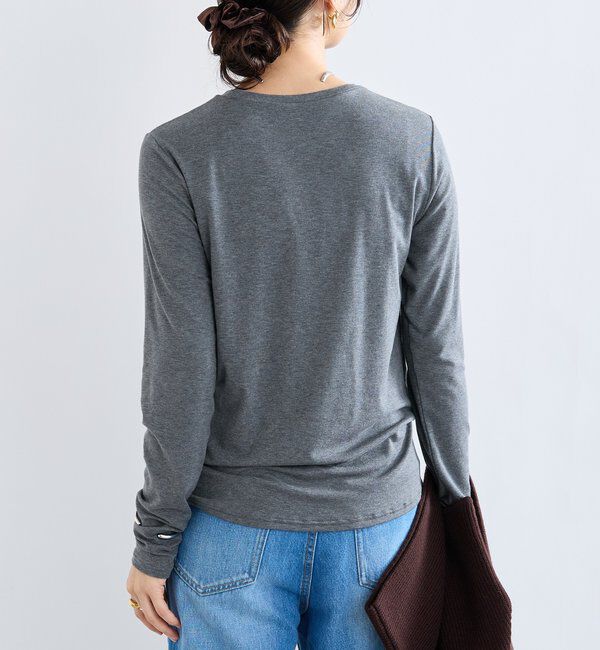  「【リバイバル/一枚でも重ねても】フライスクルーTee」|Tシャツ・カットソー|