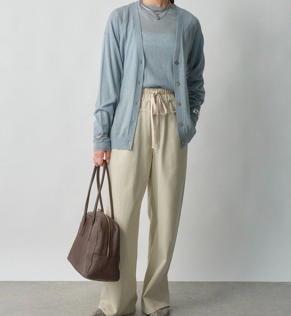  「【キャッチーなデザイン】スウェットドッキングデニム」|デニム|