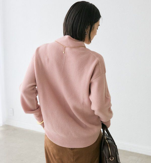  「【5色展開/万能トップス】ウール100NEWボトルネックニット」|ニット・セーター|