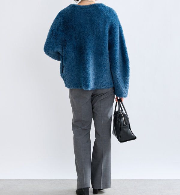  「【リバイバル/着映え】ダブルフェイスシャギーカーデ・2」|カーディガン|