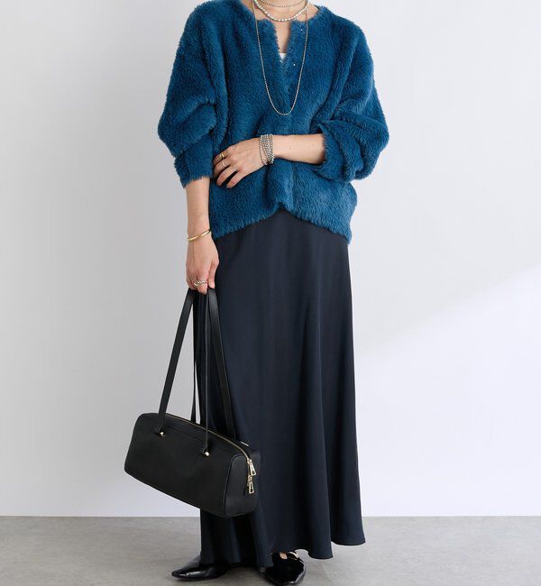  「【リバイバル/着映え】ダブルフェイスシャギーカーデ・2」|カーディガン|