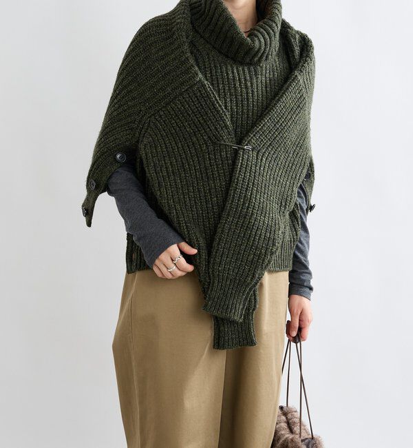  「【MONN.:.(モン)】タートルネックニット」|ニット・セーター|