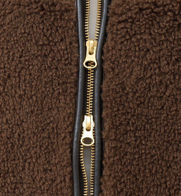  「【リバイバル/暖かみのある素材感】テディボアZIPコート」|その他|