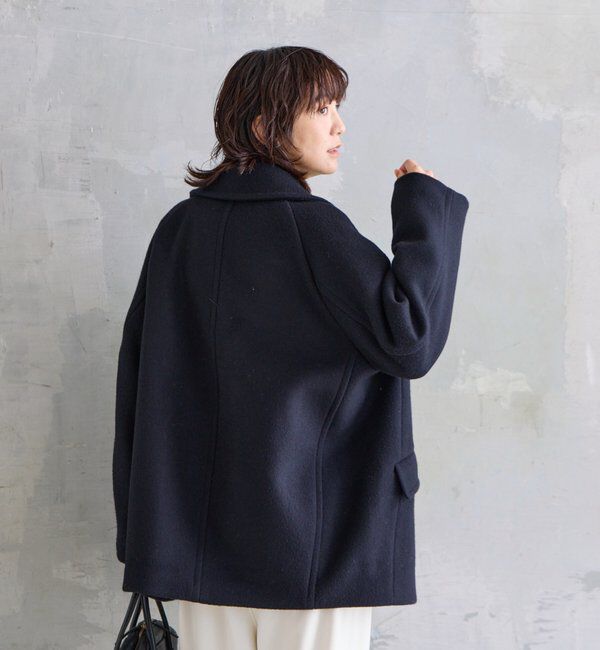  「【リバイバル/新色追加】ラグランPコート」|ピーコート|