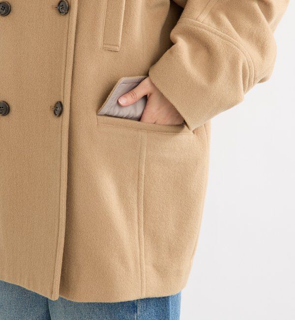  「【顔周り華やか】ビーバーフーディコート」|その他|