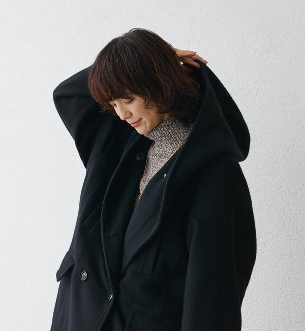  「【顔周り華やか】ビーバーフーディコート」|その他|