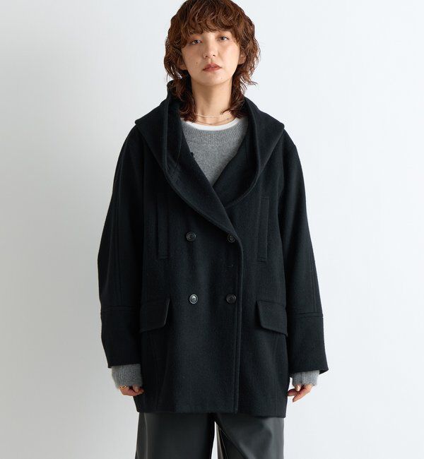  「【顔周り華やか】ビーバーフーディコート」|その他|