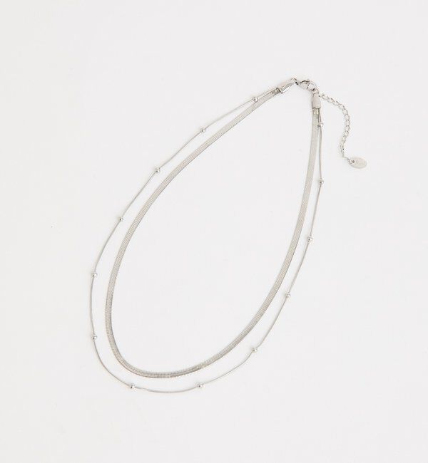  「【R.good(アールドットグッド)】レイヤードショートネックレス」|ブローチ・コサージュ|