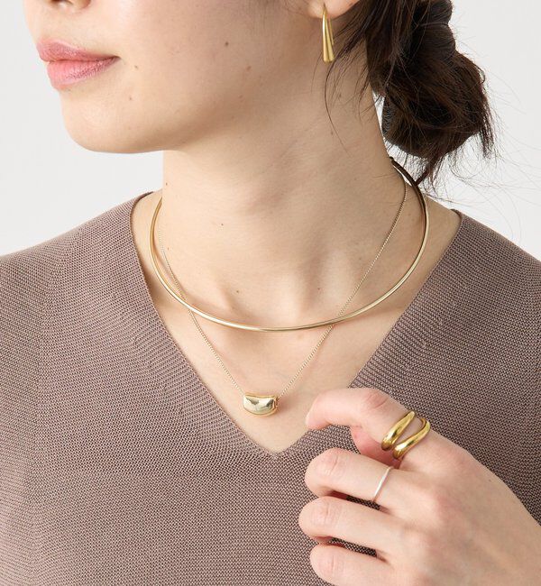  「【着けるだけできまる】レイヤードチョーカー」|ブローチ・コサージュ|