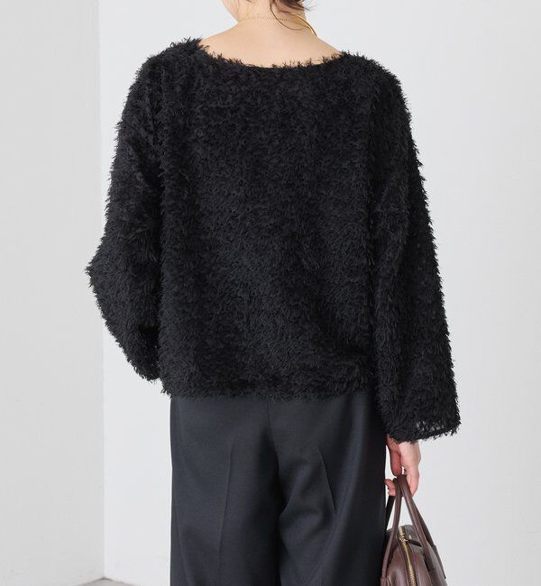  「【オケージョンにも】フェザージャガードブラウス」|シャツ・ブラウス|