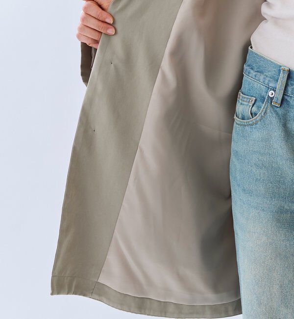  「【鮮度ある着こなしに】ストール付きテントコート」|その他|