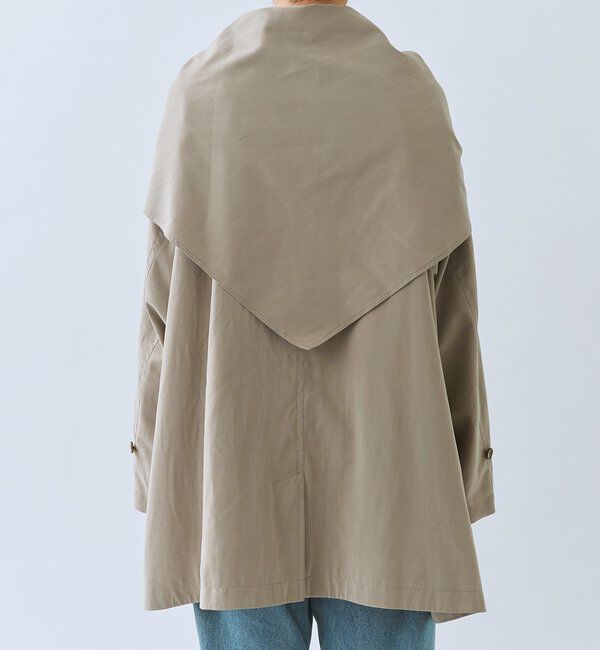  「【鮮度ある着こなしに】ストール付きテントコート」|その他|