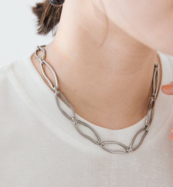  「予約【R.good(アールドットグッド)】シェイプチェーンネックレス」|ネックレス|シルバー