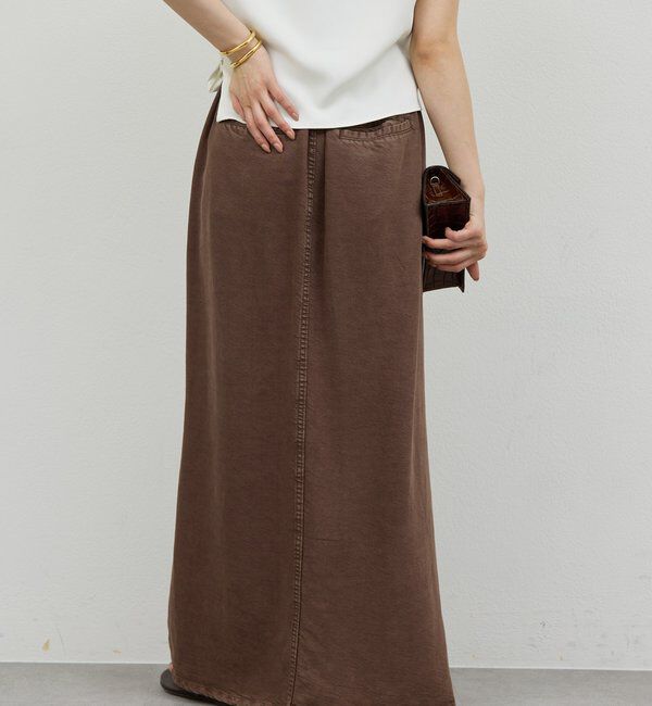  「【セットアップ対応】リヨセルスリットスカート」|スカート|