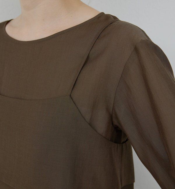  「ビスチェレイヤードシャツ」|シャツ・ブラウス|