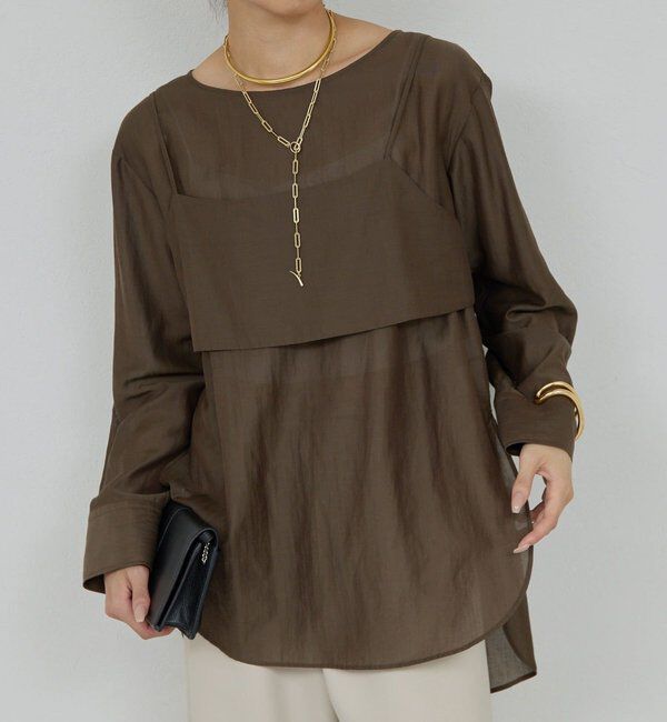  「ビスチェレイヤードシャツ」|シャツ・ブラウス|