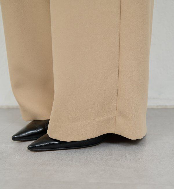  「【CHIHAYAコラボ】スウェードライクタックイージーパンツ」|チノ|