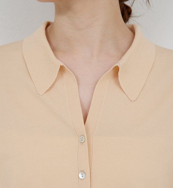  「総針ポロカーデ」|ニット・セーター|