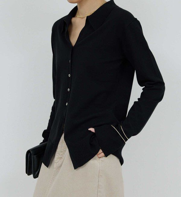  「総針ポロカーデ」|ニット・セーター|