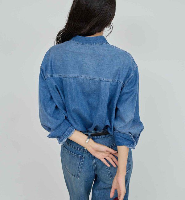  「バックフレアデニムシャツ」|シャツ・ブラウス|