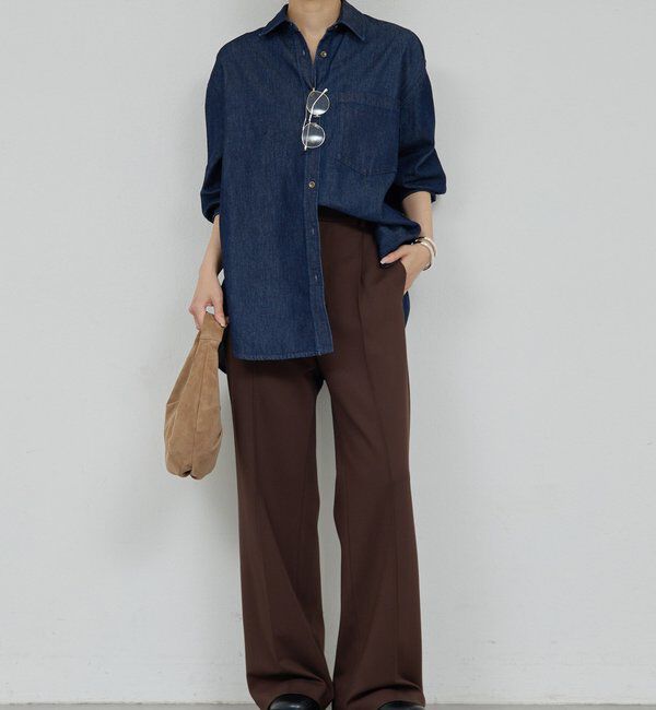  「バックフレアデニムシャツ」|シャツ・ブラウス|