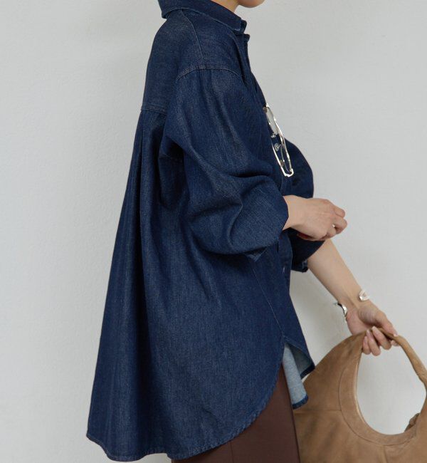  「バックフレアデニムシャツ」|シャツ・ブラウス|