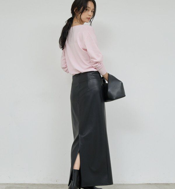  「【手洗い可】メリノウールニットプルオーバー」|ニット・セーター|