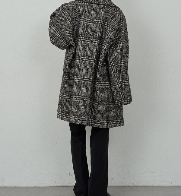  「【HERITANOVUM】 ツィードショールカラーショートコート」|その他|