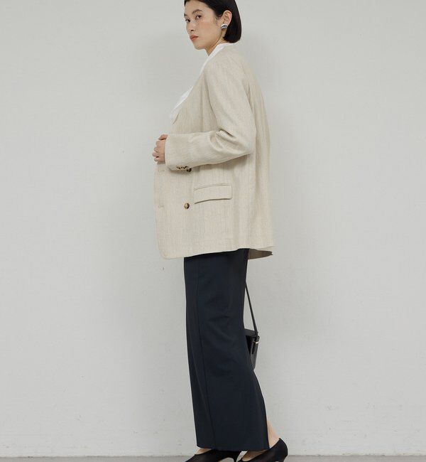  「【セットアップ対応】ノーカラーツイードジャケット」|その他|