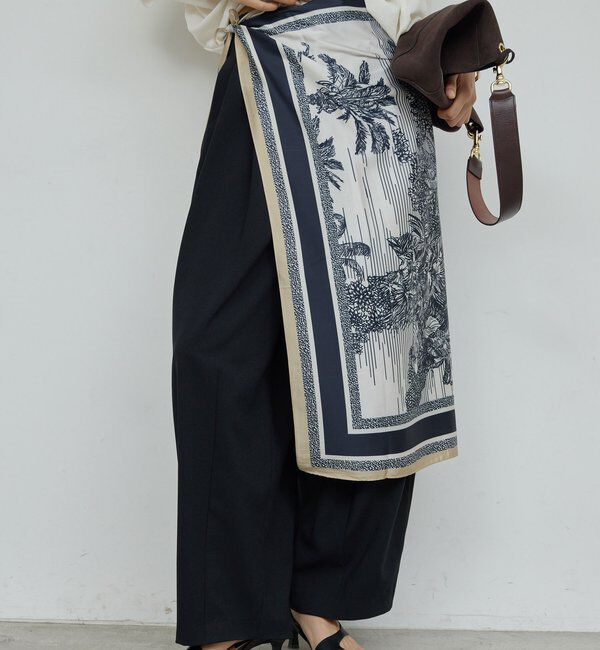  「プリントリバーシブルスカーフ」|バンダナ・スカーフ|