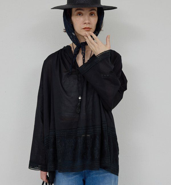  「刺繍チャーチブラウス」|シャツ・ブラウス|