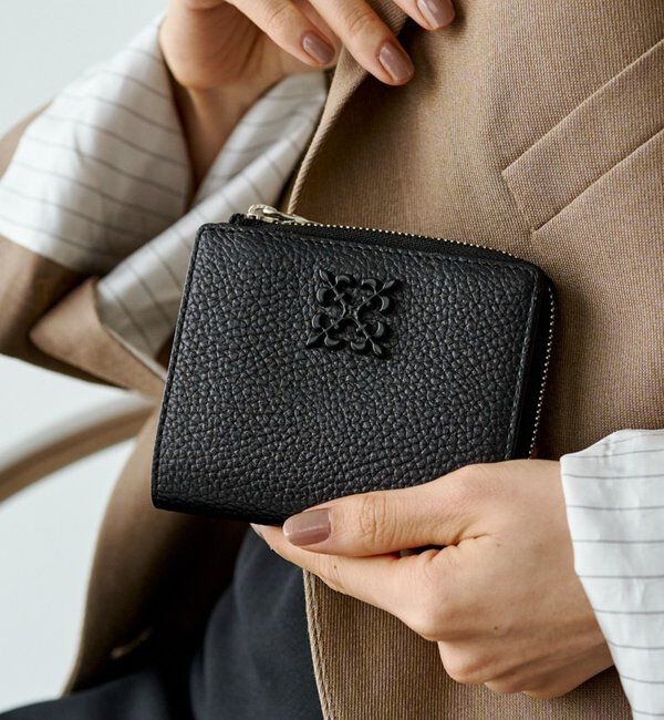  「モノグラムプレートハーフウォレット」|財布|ブラックその他2