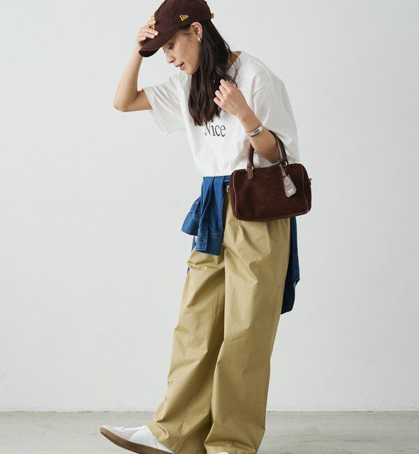  「スエード2WAYミニボストンバッグ」|ボストンバッグ|