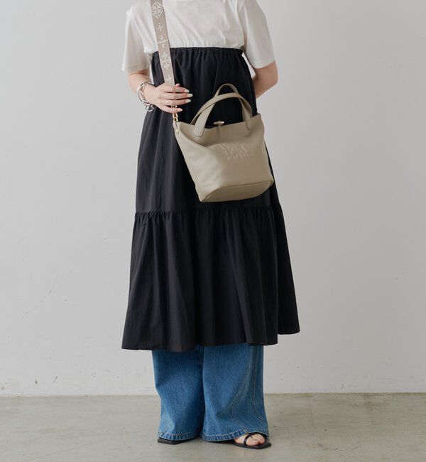  「エンボスモノグラム2WAYタウントートバッグ」|トートバッグ|