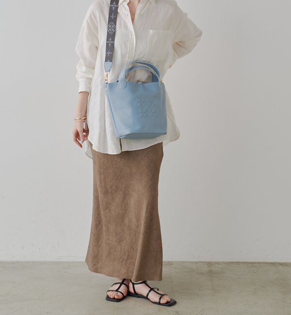  「エンボスモノグラム2WAYタウントートバッグ」|トートバッグ|