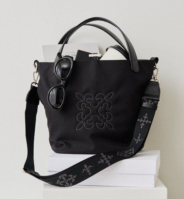  「コーデュラナイロン2WAYタウントートバッグ」|トートバッグ|ブラック