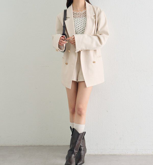  「金ボタンテーラードジャケット」|テーラードジャケット|