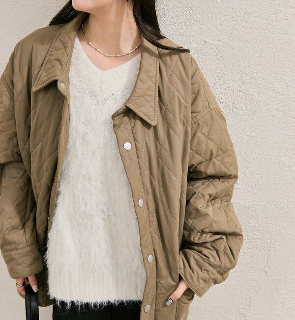  「襟付きキルティングジャケット」|その他|